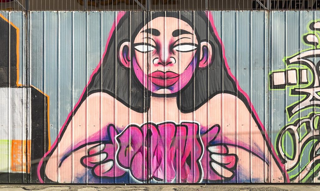 street art mural (foto: Rjcastillo / CC BY-SA 4.0, Wikimedia Commons)