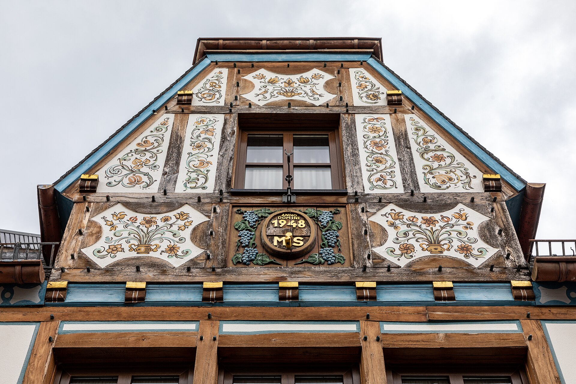 hand mural building facade